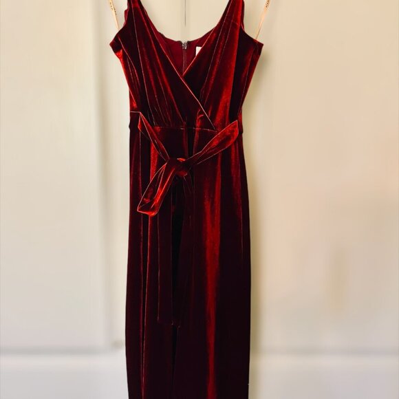 Ali & Jay Red Velvet Dress (NEW) - Picture 2 of 5